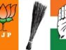 BJP,AAP, CONGRESS