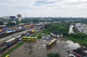 Baroda highway, traffic jaam-1