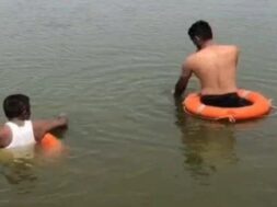 Drowned in the lake