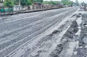 Highway, rain