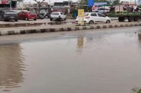 Himatnagar, state highway, rain water