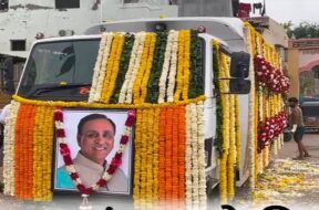 Vijay rupani, Antim yatra