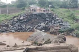 bridge broke, Rajpipala highway