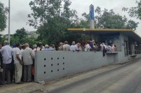 BRTS Bus Stand, Senior citizen line