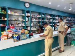 Medical stors, police checking