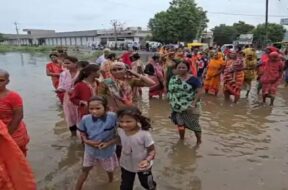 Surebdranagar, water flooded
