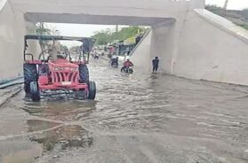 Surendranagar, under bridge,