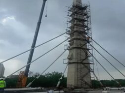 cable stayed bridge, Ganghinagara