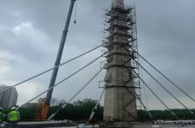 cable stayed bridge, Ganghinagara