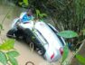 Car pulled over in paradi