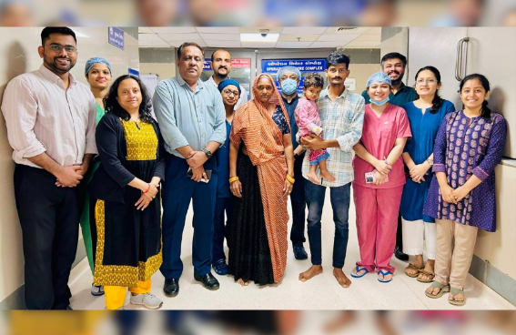 અમદાવાદઃ બાળકીની શ્વાસનળીમાં ફસાયેલા મગફળીના દાણા કાઢી સિવિલ હોસ્પિટલે જીવ બચાવ્યો