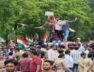 Gandhinagar, EX- Soldiers sit-ins