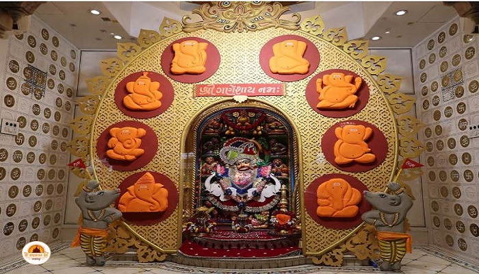 સાળંગપુરમાં કષ્ટભંજન દેવને અષ્ટવિનાયક દેવની થીમનો શણગાર કરાયો