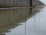 Mahuva highway, water on the service road