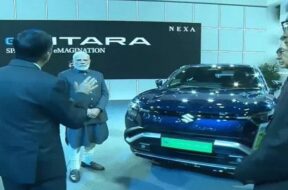 Modi . e-vitara lonching