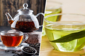black tea green tea