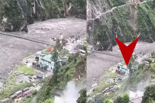 હિમાચલ પ્રદેશના એક ગામમાં પહાડ પરથી પથ્થર પડ્યો, ઘણા ઘરો ધરાશાયી