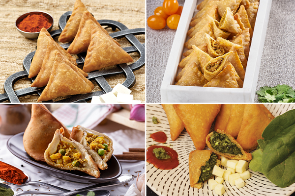 સમોસા ભારતના વિવિધ રાજ્યોમાં વિવિધ નામે અને અલગ-અલગ સ્વાદમાં મળે છે