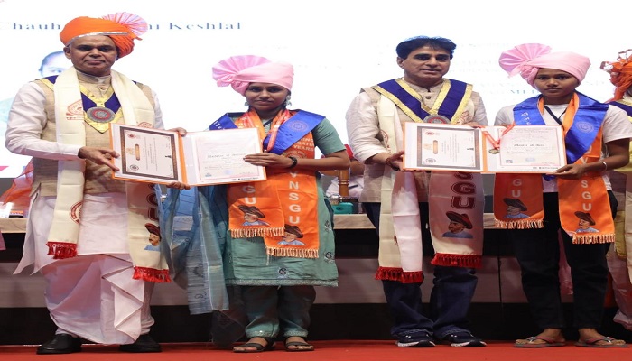 વીર નર્મદ દક્ષિણ ગુજરાત યુનિવર્સિટીનો 57મો પદવીદાન સમારોહ યોજાયો