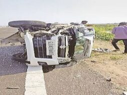 Accident, Bhavnagar highway