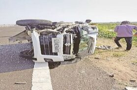 Accident, Bhavnagar highway