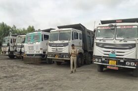 Dumper, seized