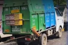 Garbage van