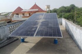 Kutch. Ghorado, solar village