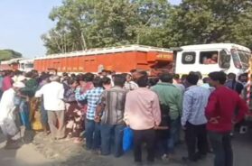 Mahesana highway, protest