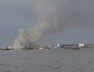 Porbander,fire on the ship