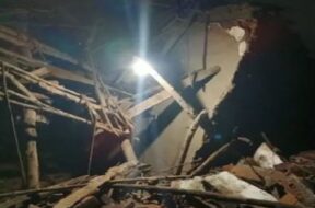 Satarampur, wall collapsed