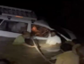 car pulled imto shetrunji rever