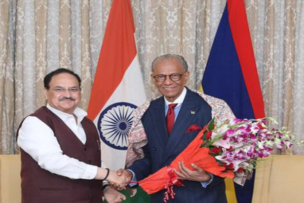 જેપી નડ્ડાએ મોરેશિયસ-ભારત દેશો વચ્ચેના મજબૂત ઐતિહાસિક અને સાંસ્કૃતિક સંબંધો પર ભાર મૂક્યો