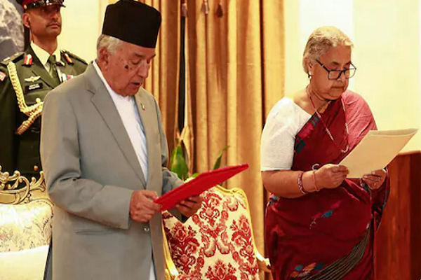 ભારતે નેપાળમાં નવી સરકારની રચનાનું સ્વાગત કર્યું