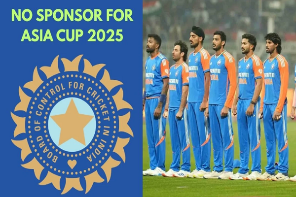 ભારતીય ટીમ કોઈ પણ સ્પોન્સર વગર એશિયા કપ 2025માં પ્રવેશ કરે તેવી શક્યતા