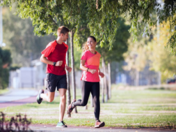 running