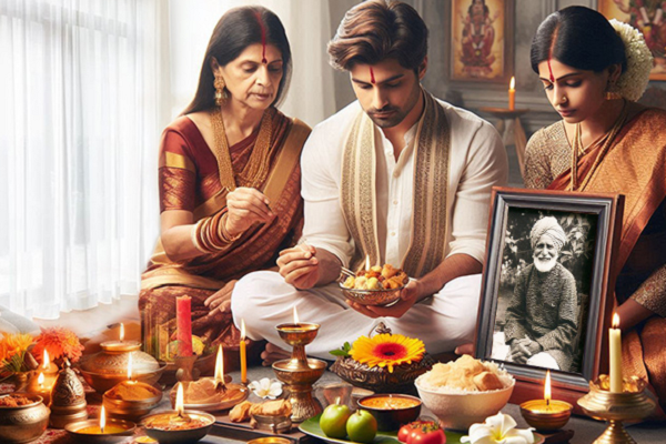 પિતૃ પક્ષ: ભક્તો પૂર્વજોની આત્માની શાંતિ, મુક્તિ અને પરિવારના સુખ અને સમૃદ્ધિ માટે શ્રાદ્ધ વિધિ કરે છે