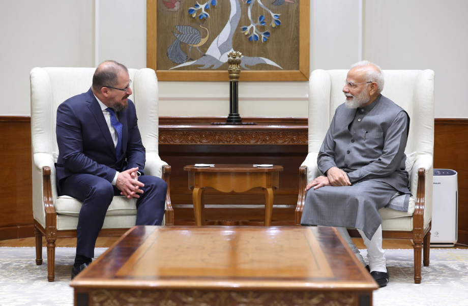 PM મોદીએ ક્વાલકોમના પ્રમુખ અને CEO ક્રિસ્ટિયાનો આર. અમોન સાથે મુલાકાત કરી