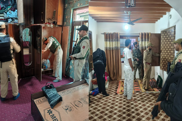 શ્રીનગરમાં 21 શંકાસ્પદ આતંકવાદીઓના ઠેકાણાઓ પર દરોડા, મોટી માત્રામાં ગુનાહિત સામગ્રી જપ્ત
