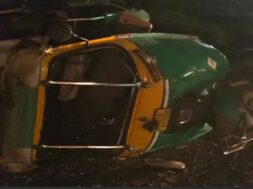 Accident, gandhinagar