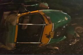 Accident, gandhinagar