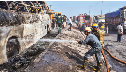 રાષ્ટ્રીય માનવાધિકાર આયોગે બસોની અસુરક્ષિત ડિઝાઇન અંગે વ્યક્ત કરી ચિંતા