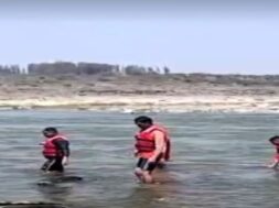 Drowning in the river