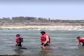 Drowning in the river