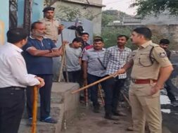 PGVCL, POLICE, Vij chaking