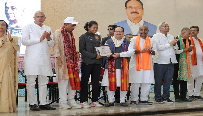 સરદાર પટેલે જોયેલા ભારતના સ્વપ્નને વડાપ્રધાન  નરેન્દ્રભાઇ મોદી સાકાર કરી રહ્યા છે : નડ્ડા