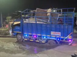 Sarakhej road collaped