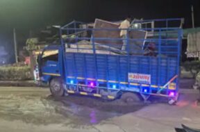 Sarakhej road collaped