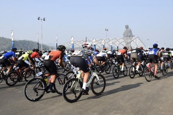 Statue of unity, cycle marathon