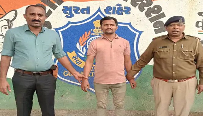 સુરતમાં જ્વેલર્સની દૂકાનમાં થયેલી ચોરીનો ભેદ ઉકેલાયો, આરોપી અમદાવાદથી પકડાયો